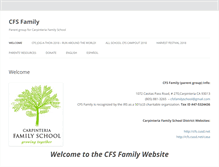 Tablet Screenshot of cfsfamily.com